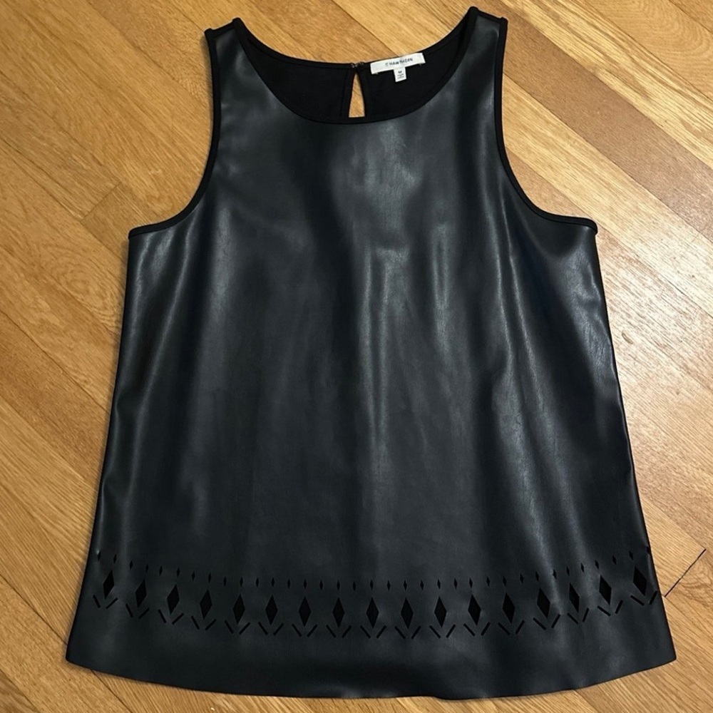 “Leather”top